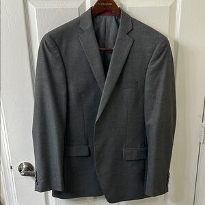 ALFANI 38R Slim Fit Gray Suit Jacket